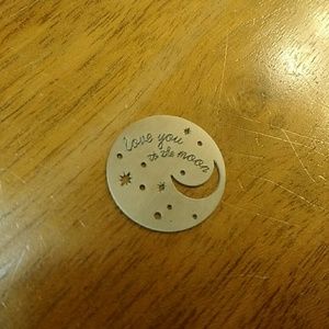 Origami Owl Love you to the moon... Plate